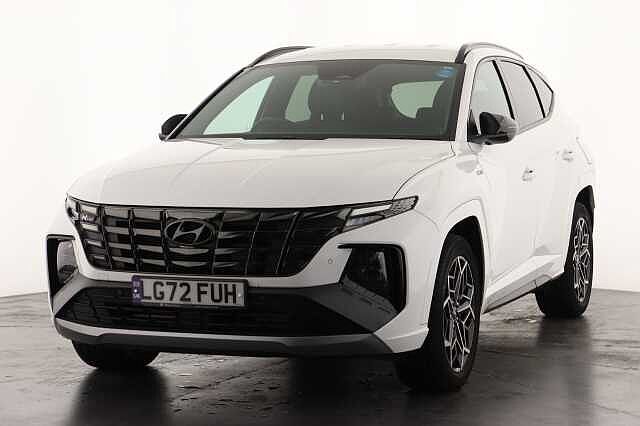 Hyundai TUCSON 1.6 TGDi Hybrid 230 N Line 5dr 2WD Auto Estate White