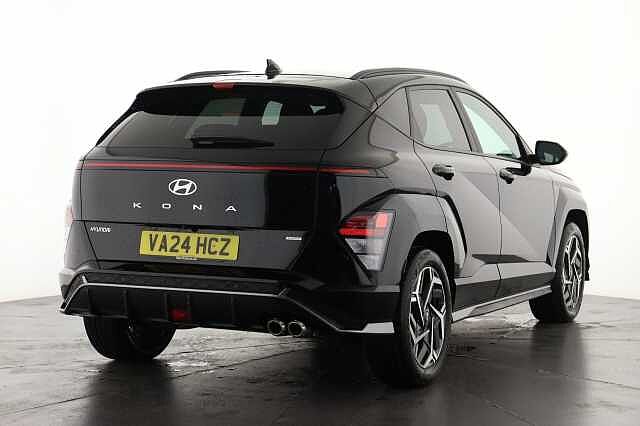 Hyundai KONA 1.6 GDi Hybrid N Line 5dr DCT Hatchback Black