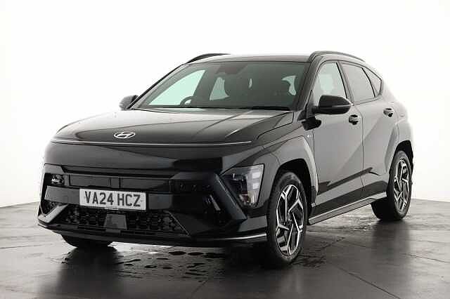Hyundai KONA 1.6 GDi Hybrid N Line 5dr DCT Hatchback Black