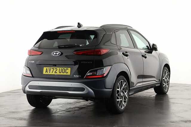 Hyundai KONA 1.6 GDi Hybrid Ultimate 5dr DCT Hatchback Black