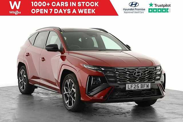 Hyundai TUCSON 1.6T Hybrid N Line S 5dr Auto Red